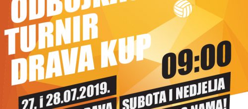 Međunarodni odbojkaški turnir Drava Kup 27. i 28.07.2019.
