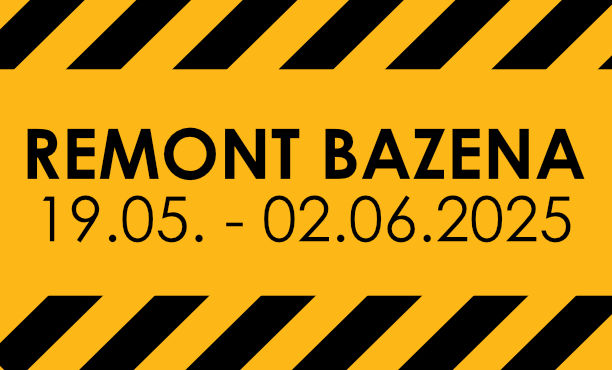 Uskoro kreće godišnji remont Bazena: 19.05. do 02.06.2025.