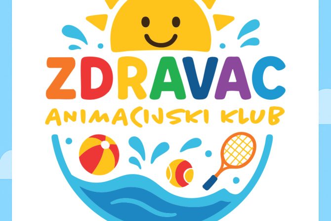 Animacijski klub ZDRAVAC – Ljetna animacija za djecu na Gradskom kupalištu Drava